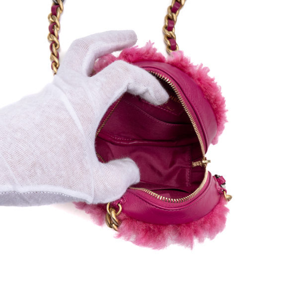 Chanel 19 Round Chain Clutch - Picture 7 of 9